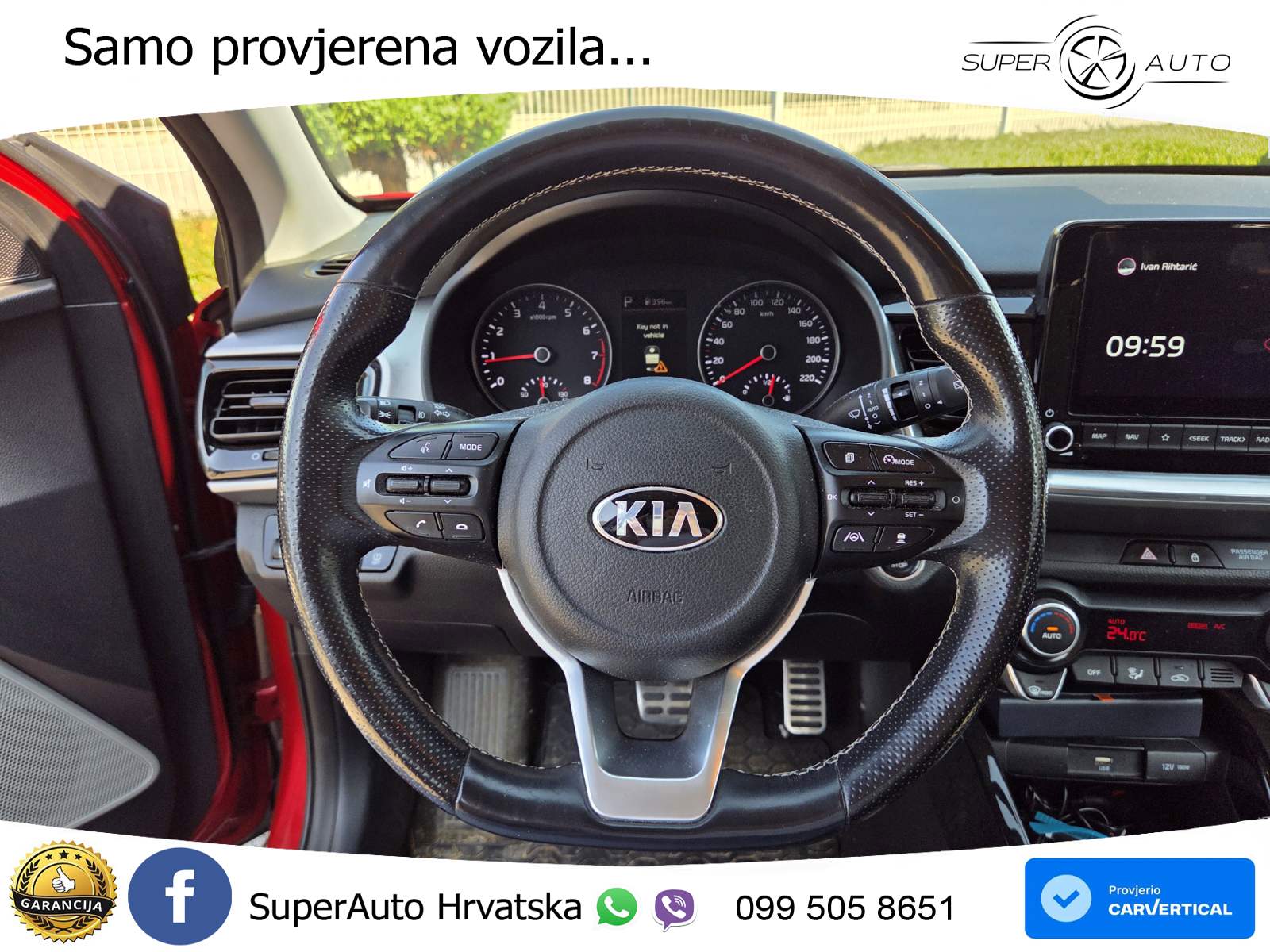 Kia Stonic 1.0 T-GDI Aut. 100 KS, ACC+KAM+GR SJED+LED+ASIST