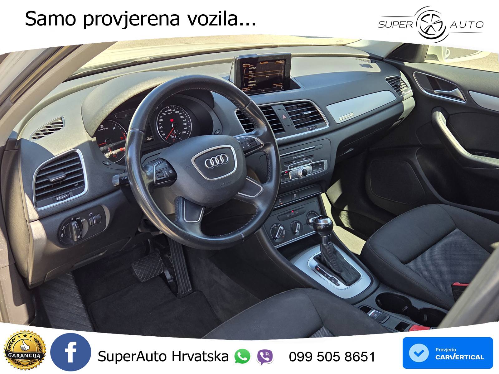 Audi Q3 2.0 TDI quattro Aut. 150 KS, KLIMA+NAVI