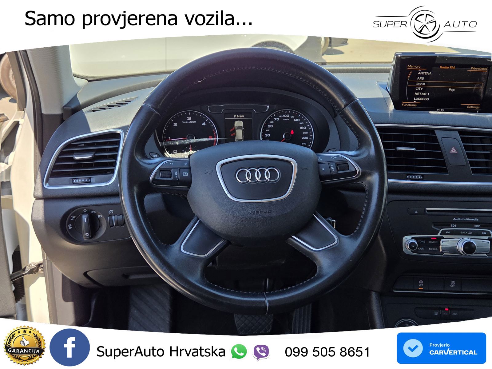 Audi Q3 2.0 TDI quattro Aut. 150 KS, KLIMA+NAVI