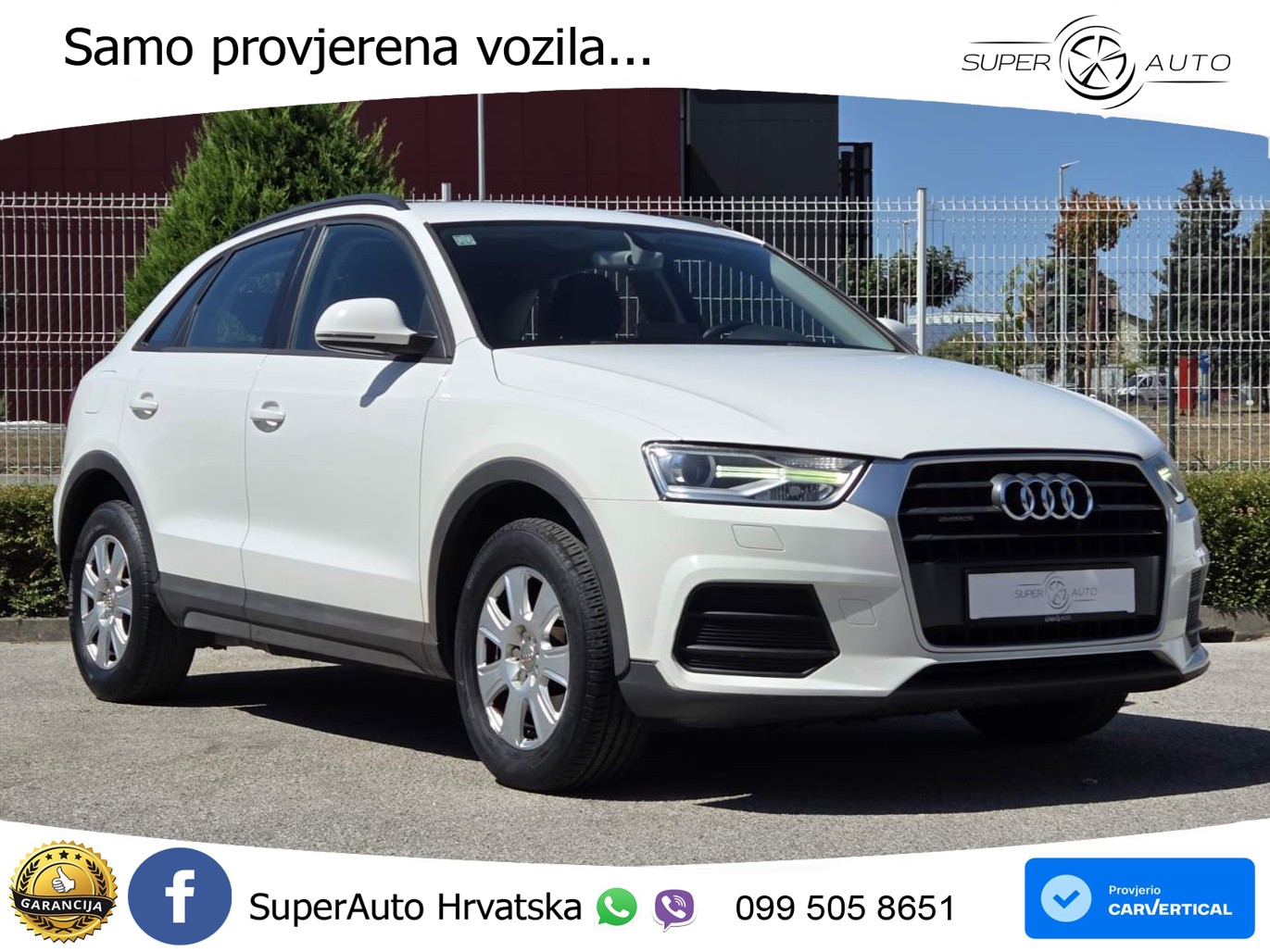 Audi Q3 2.0 TDI quattro Aut. 150 KS, KLIMA+NAVI