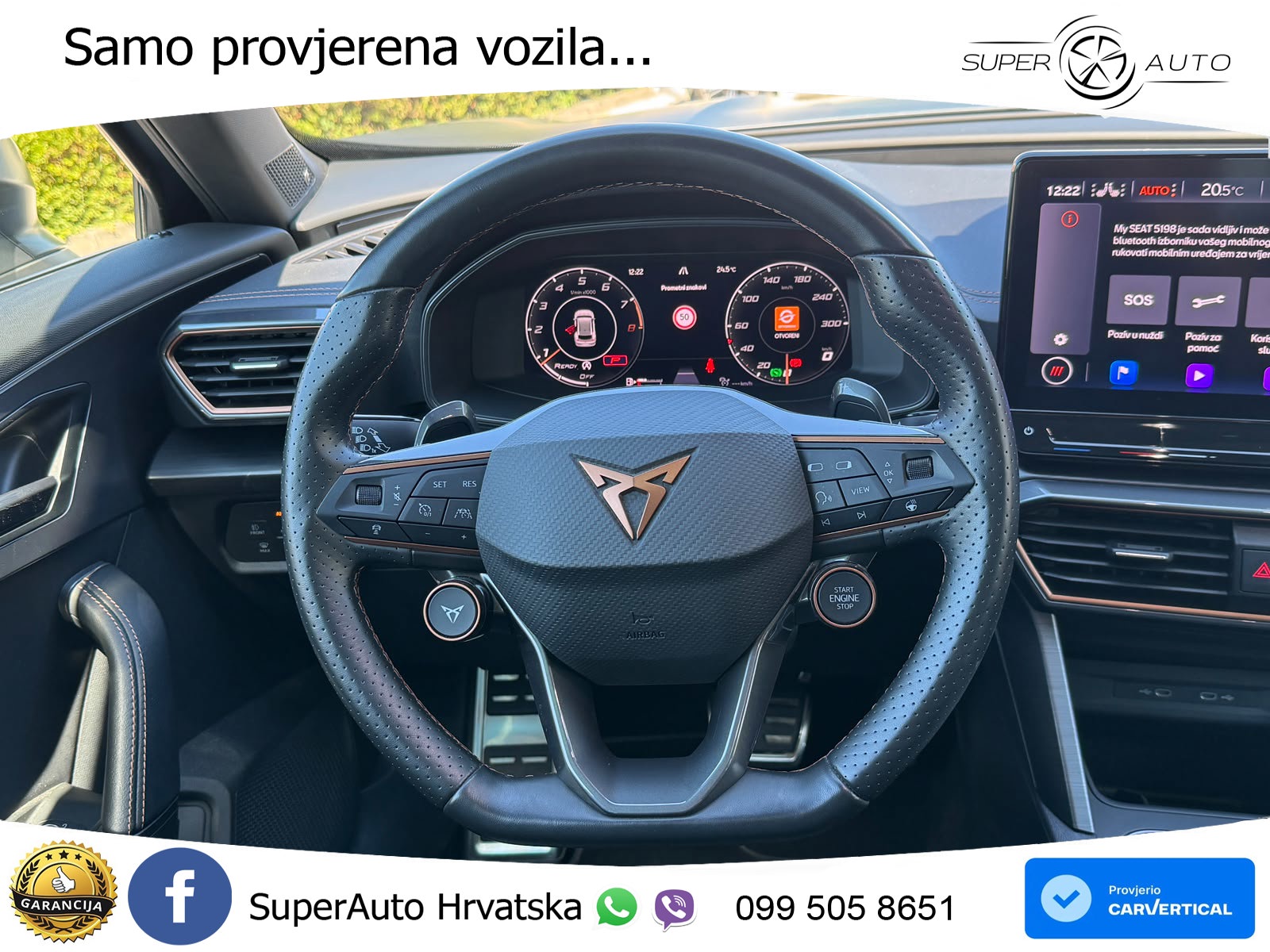 Cupra Formentor VZ5 2.5 TSI 4Drive DSG 390 KS, ACC+360+GR SJED+PANO+VIRT+ASIST