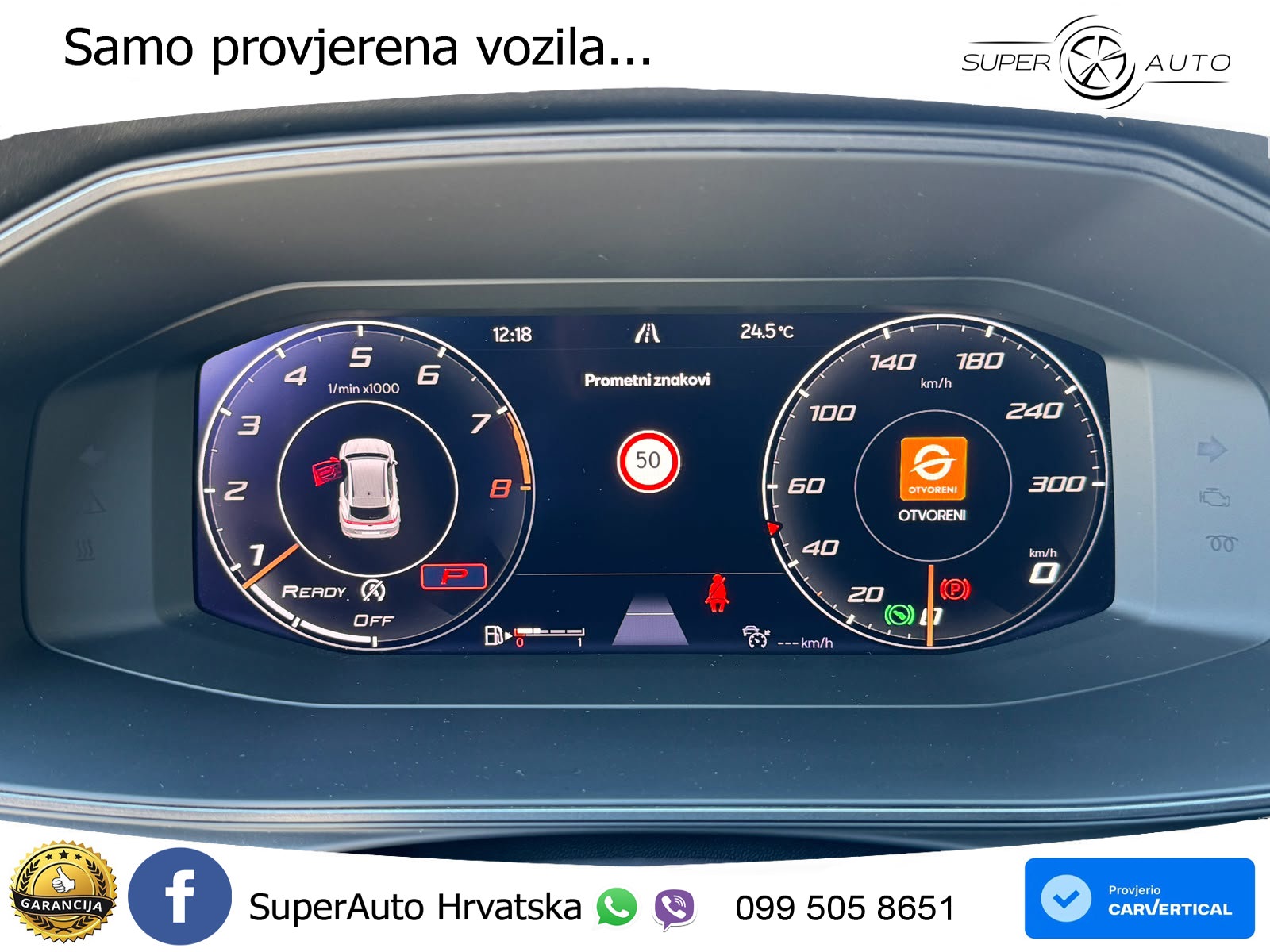 Cupra Formentor VZ5 2.5 TSI 4Drive DSG 390 KS, ACC+360+GR SJED+PANO+VIRT+ASIST