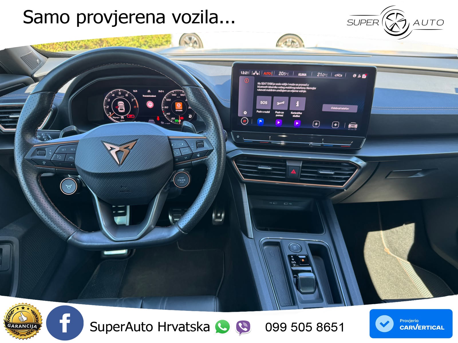 Cupra Formentor VZ5 2.5 TSI 4Drive DSG 390 KS, ACC+360+GR SJED+PANO+VIRT+ASIST