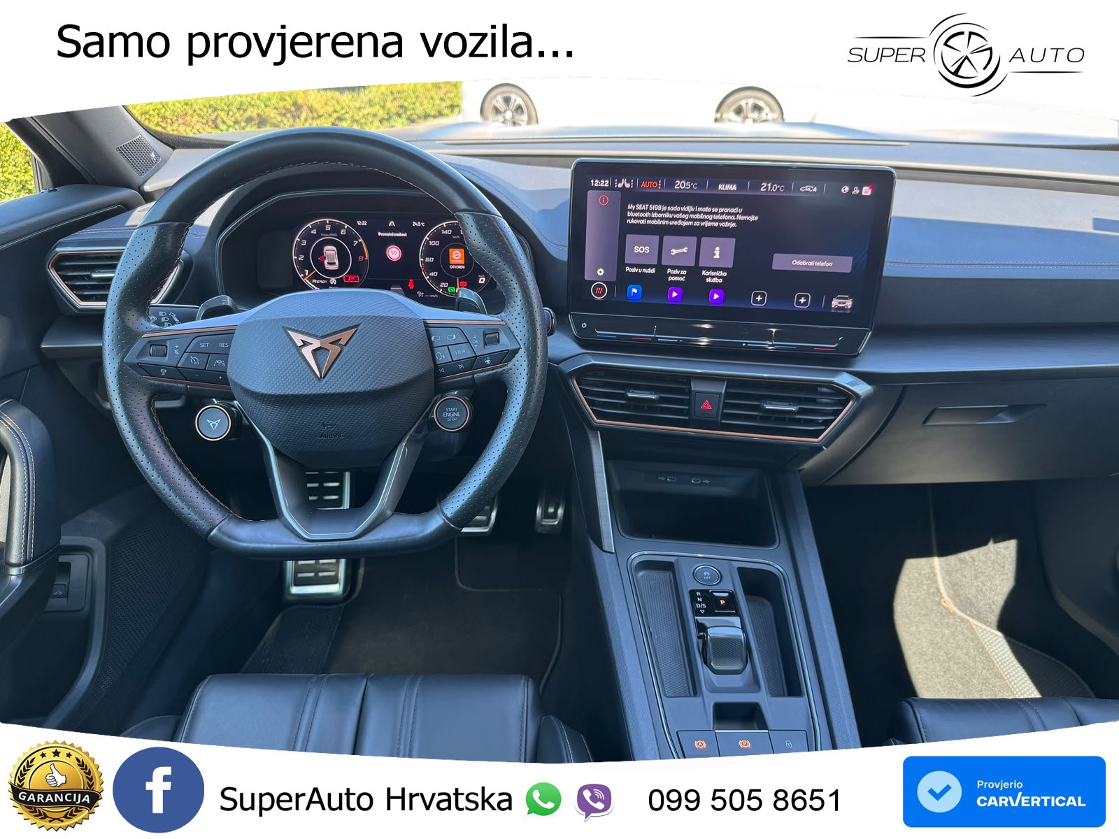 Cupra Formentor VZ5 2.5 TSI 4Drive DSG 390 KS, ACC+360+GR SJED+PANO+VIRT+ASIST