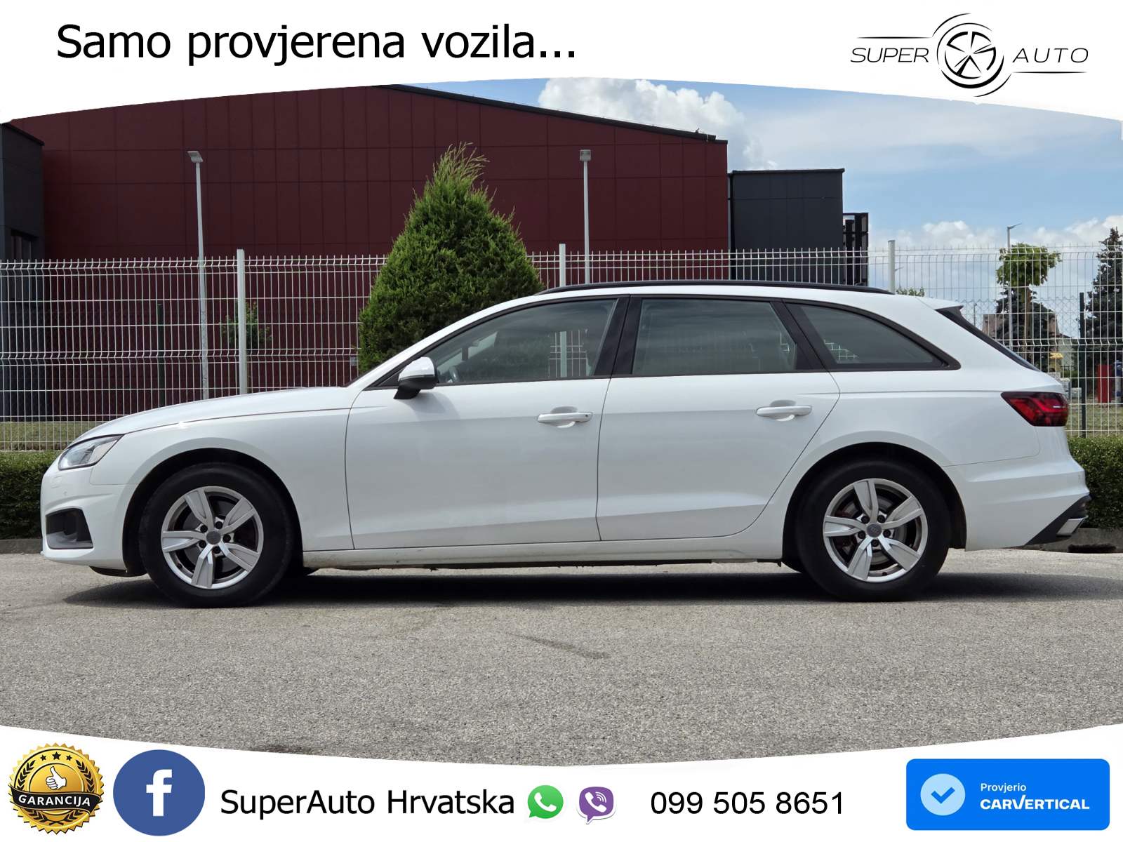 Audi A4 Avant 30 TDI Aut. 136 KS, REG 02/27 u PDV-u MATRIX+TEM+GR SJED+PARK