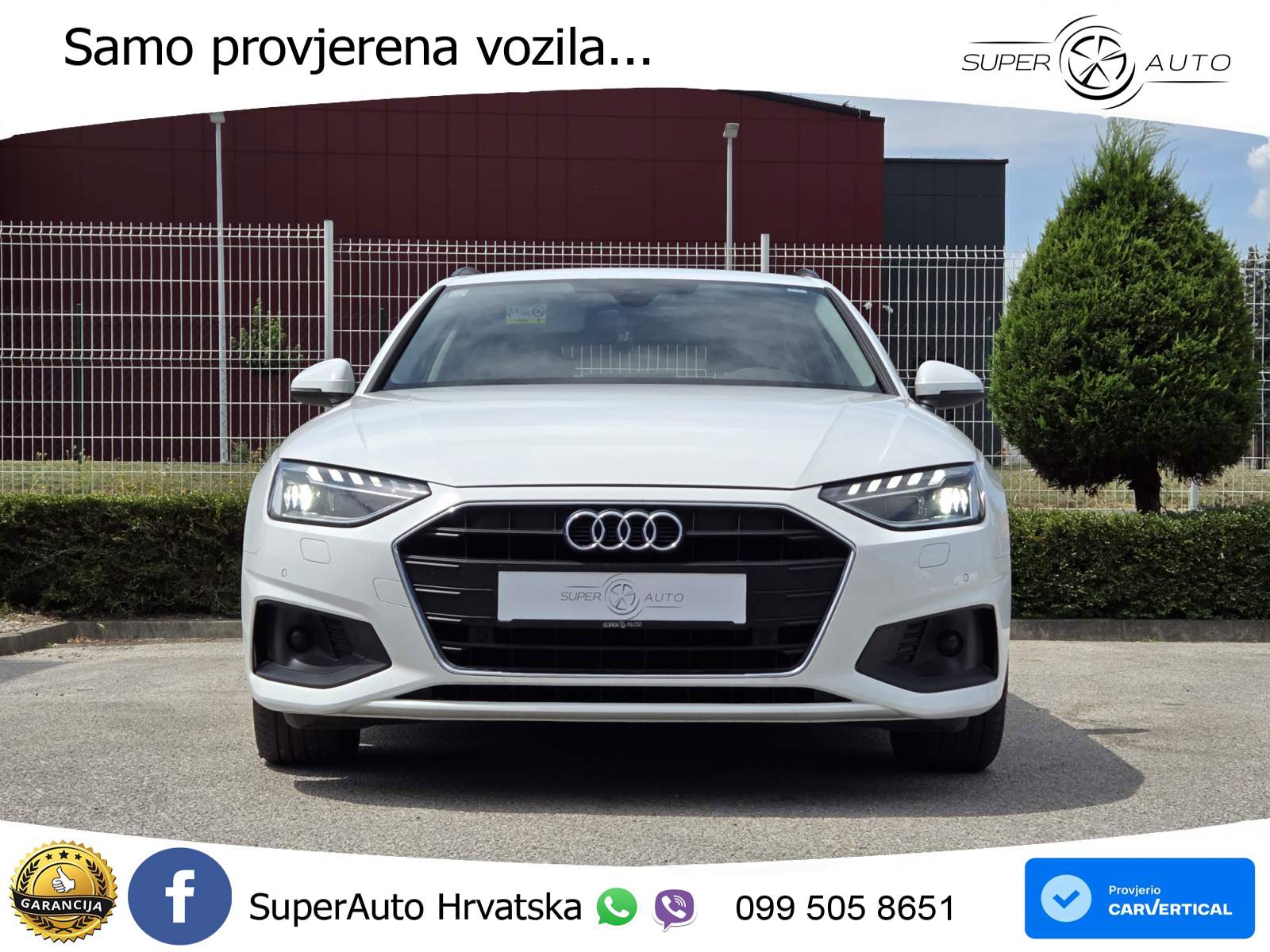 Audi A4 Avant 30 TDI Aut. 136 KS, REG 02/27 u PDV-u MATRIX+TEM+GR SJED+PARK