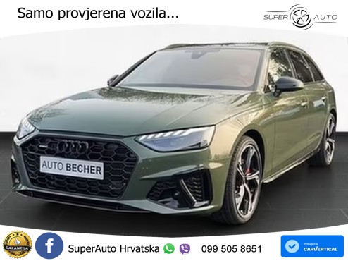 Audi A4 Avant 40 TDI quattro Aut. S line 204 KS, LED+360+GR SJED+VIRT+ASIST