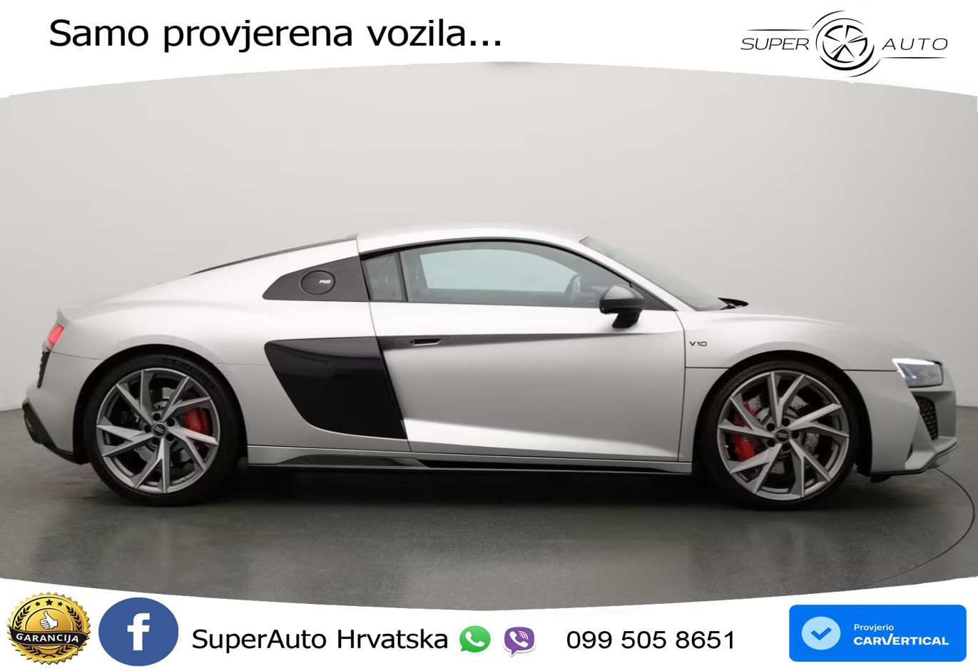 Audi R8 Coupe Performance 5.2 FSI V10 RWD 570 KS, LED+KAM+GR SJED+VIRT