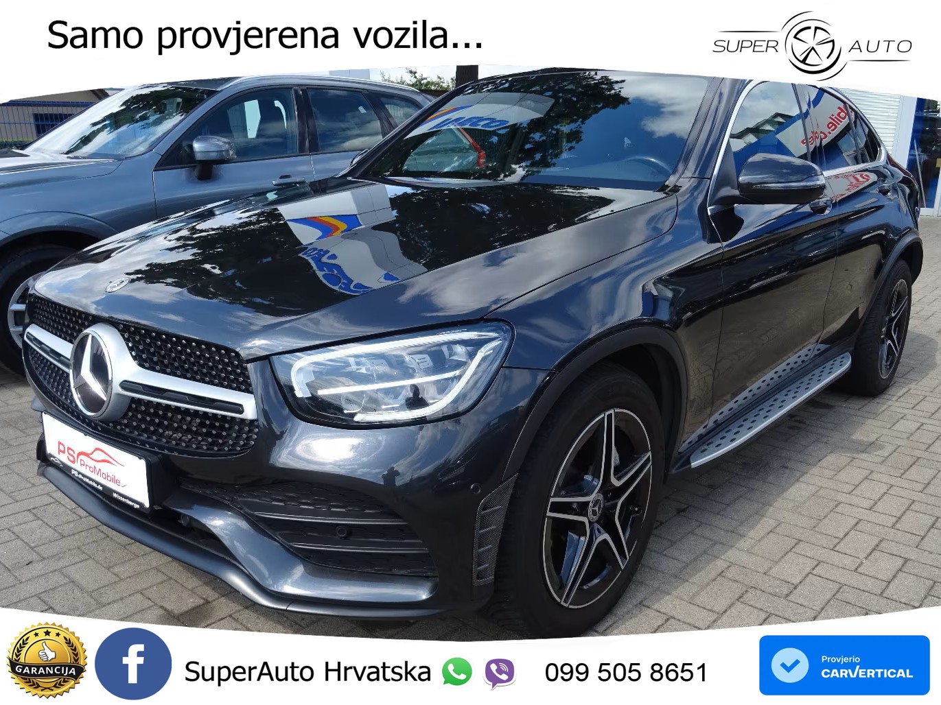 Mercedes GLC Coupe 220d 4Matic Aut. AMG Line 194 KS, LED+KAM+GR SJED+VIRT+ASIST