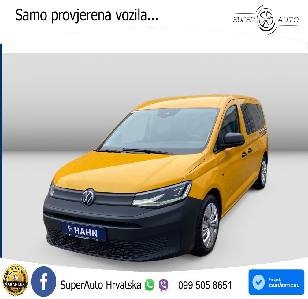 Volkswagen Caddy Maxi 2.0 TDI 102 KS, LED+PARK+NAVI