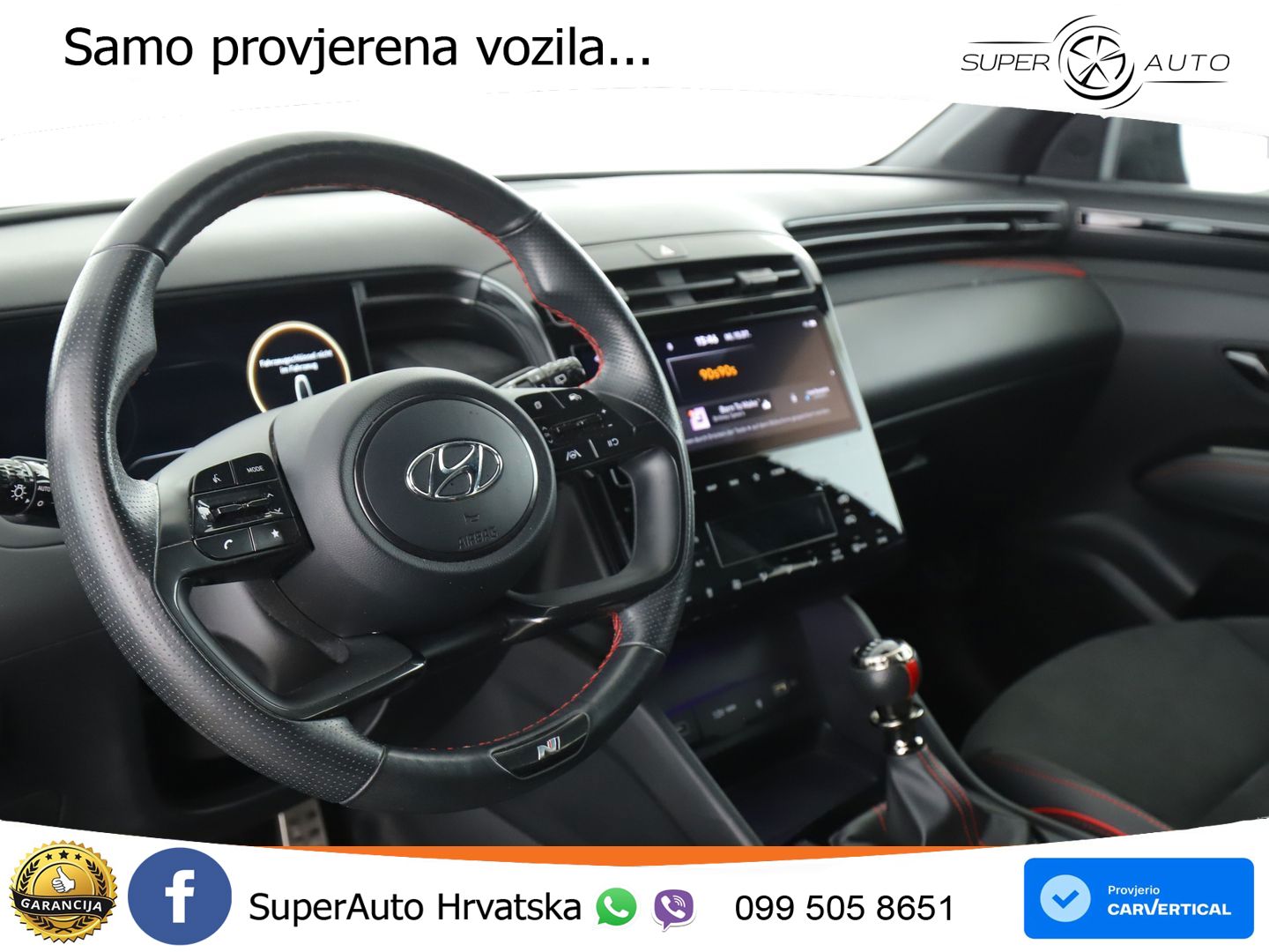 Hyundai Tucson 1.6 T-GDI N Line 180 KS, LED+TEM+GR SJED+KAM+VIRT+PDC