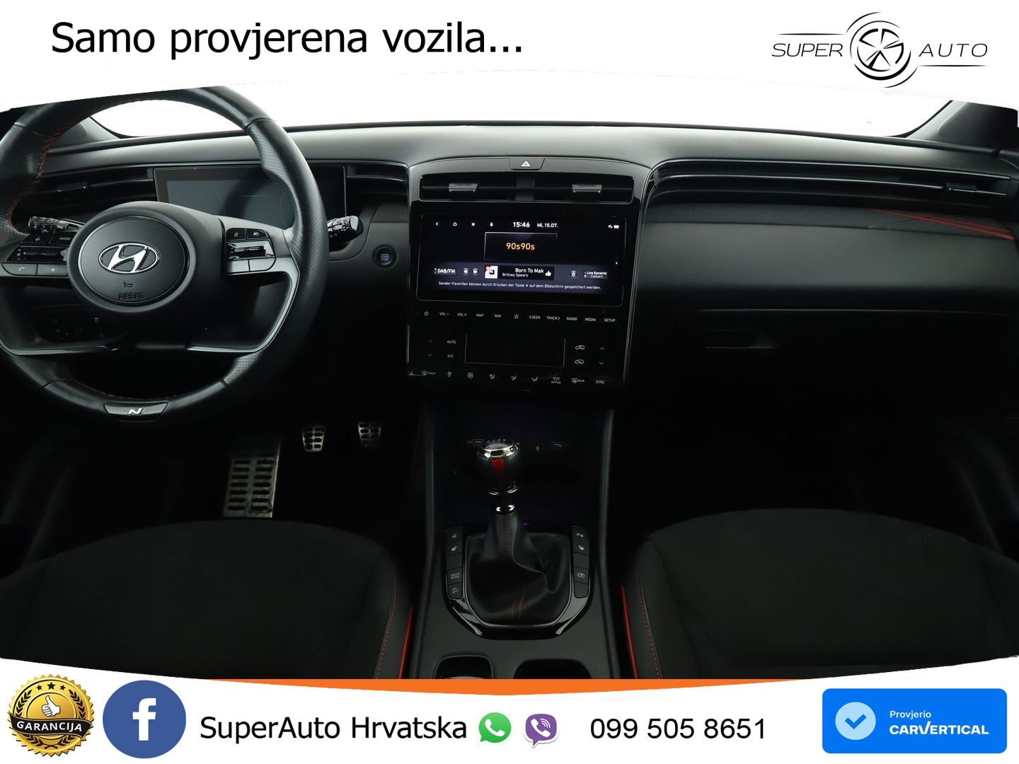 Hyundai Tucson 1.6 T-GDI N Line 180 KS, LED+TEM+GR SJED+KAM+VIRT+PDC
