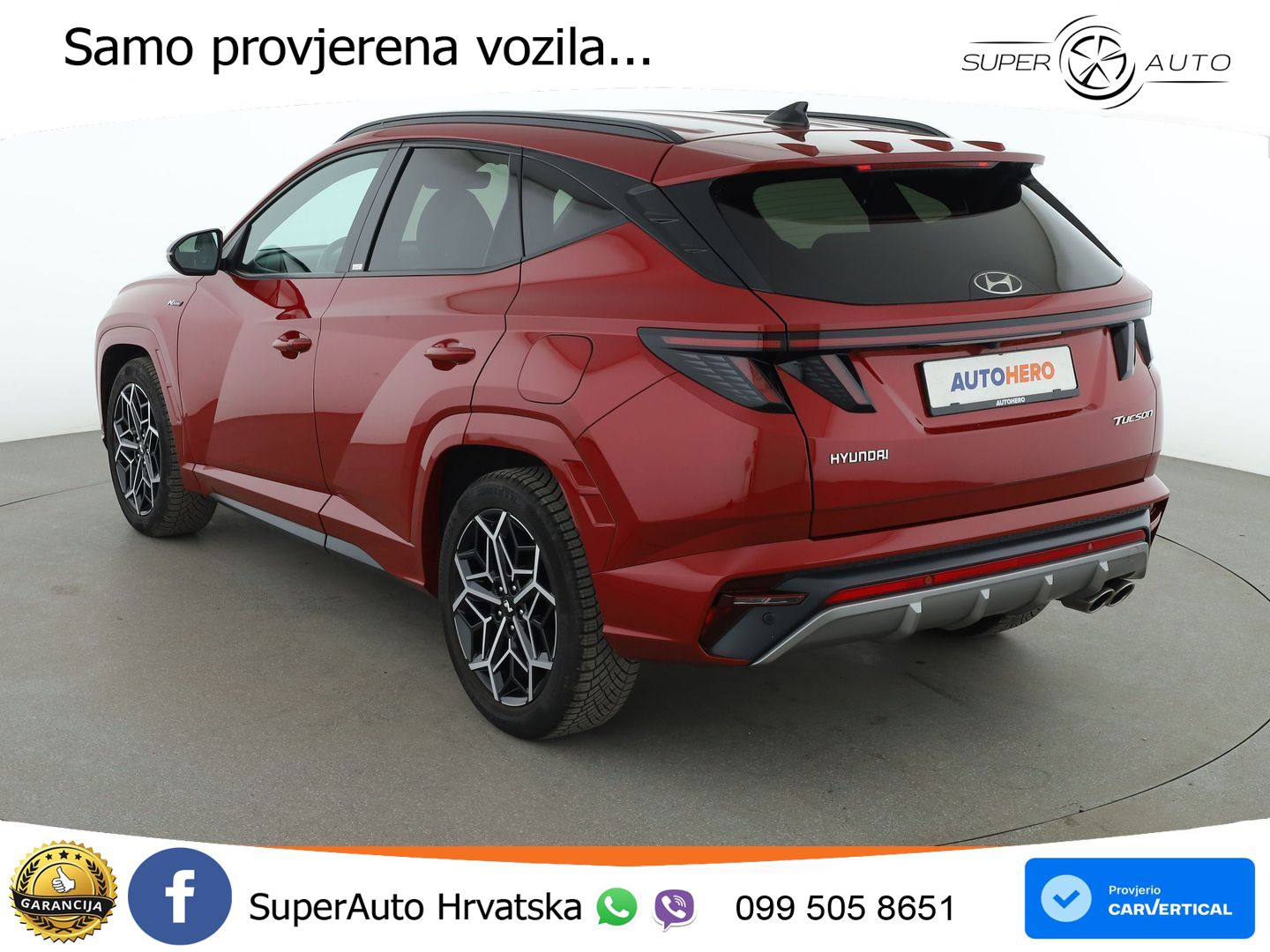 Hyundai Tucson 1.6 T-GDI N Line 180 KS, LED+TEM+GR SJED+KAM+VIRT+PDC