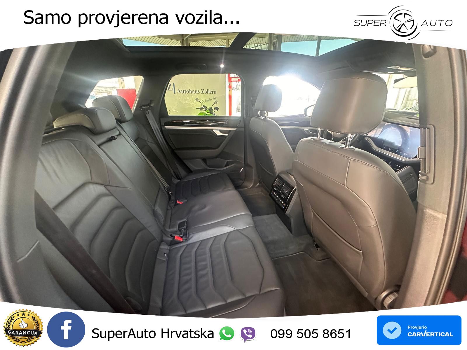 VW Touareg 3.0 TDI V6 4M Aut. 231 KS, ZRAČNI+MATRIX+ACC+GR SJED+KAM+PDC