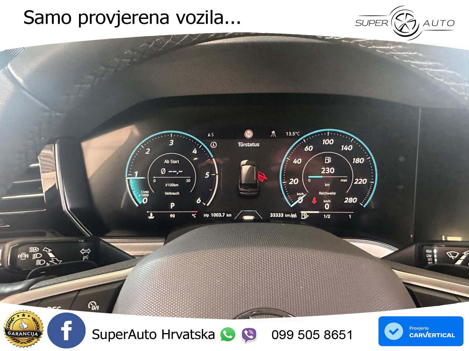 VW Touareg 3.0 TDI V6 4M Aut. 231 KS, ZRAČNI+MATRIX+ACC+GR SJED+KAM+PDC