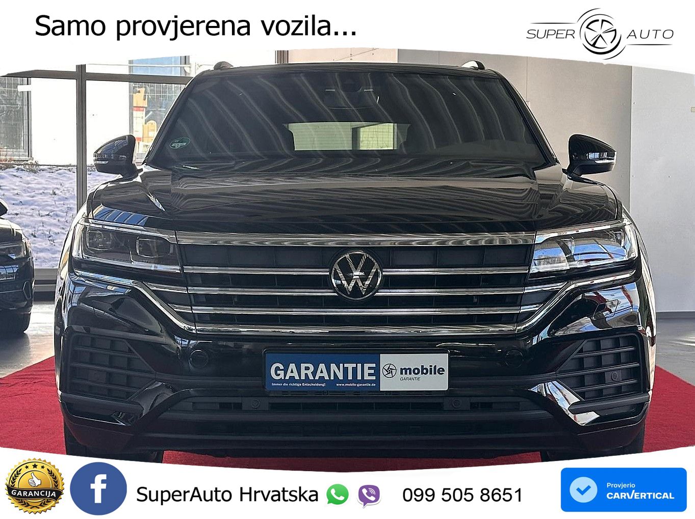 VW Touareg 3.0 TDI V6 4M Aut. 231 KS, ZRAČNI+MATRIX+ACC+GR SJED+KAM+PDC