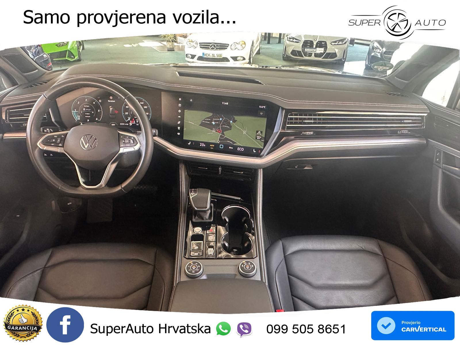 VW Touareg 3.0 TDI V6 4M Aut. 231 KS, ZRAČNI+MATRIX+ACC+GR SJED+KAM+PDC