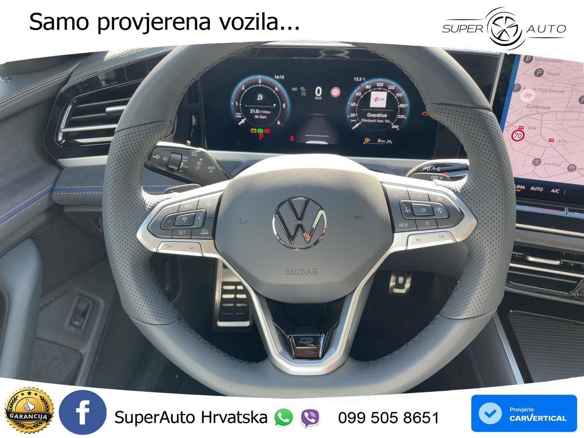VW Passat Variant 2.0 TDI 4M DSG R line 193 KS, MATRIX+ACC+GR SJED+360+MASAŽA