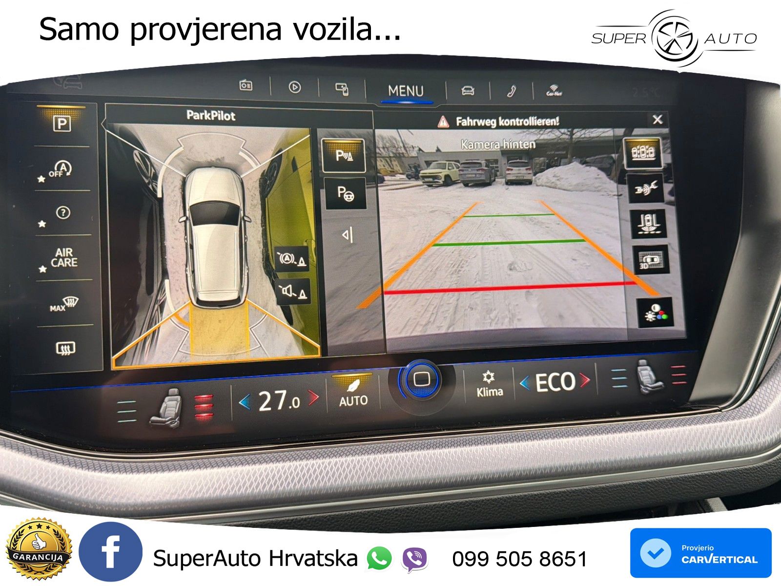 VW Touareg 3.0 TDI V6 4M Aut. R line 231 KS, ZRAČNI+ACC+GR SJED+360+PDC