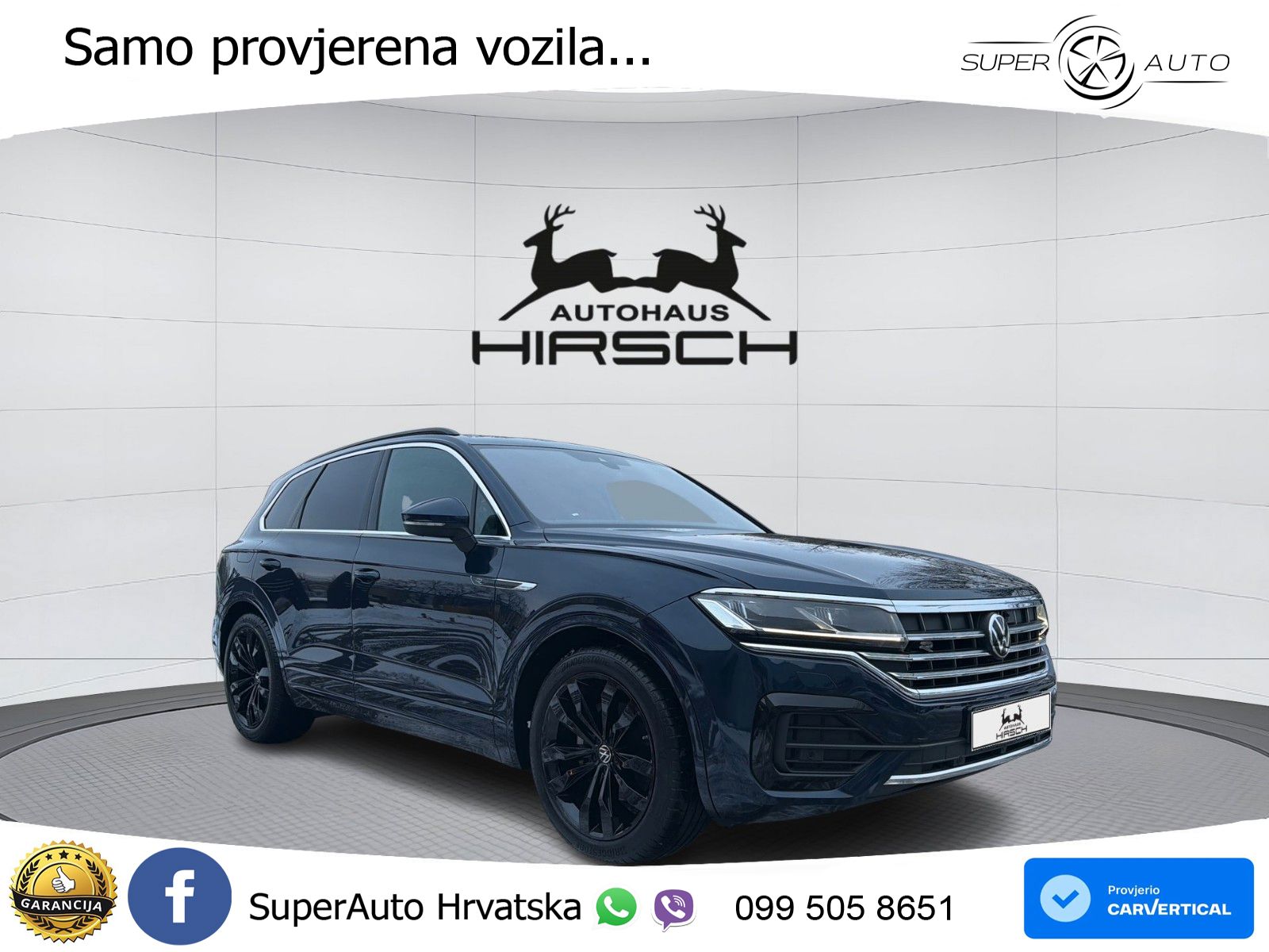VW Touareg 3.0 TDI V6 4M Aut. R line 231 KS, ZRAČNI+ACC+GR SJED+360+PDC