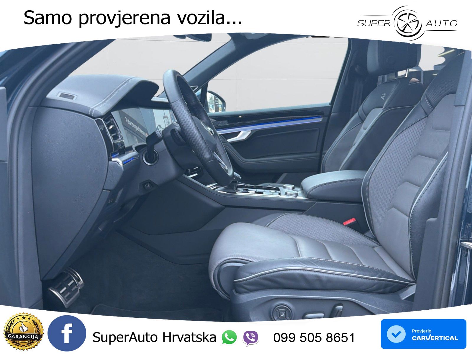 VW Touareg 3.0 TDI V6 4M Aut. R line 231 KS, ZRAČNI+ACC+GR SJED+360+PDC