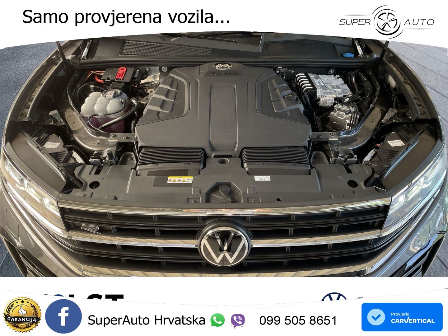 VW Touareg 3.0 TDI V6 4M Aut. R line 231 KS, ZRAČNI+MATRIX+ACC+4xGR SJED+KAM+PDC