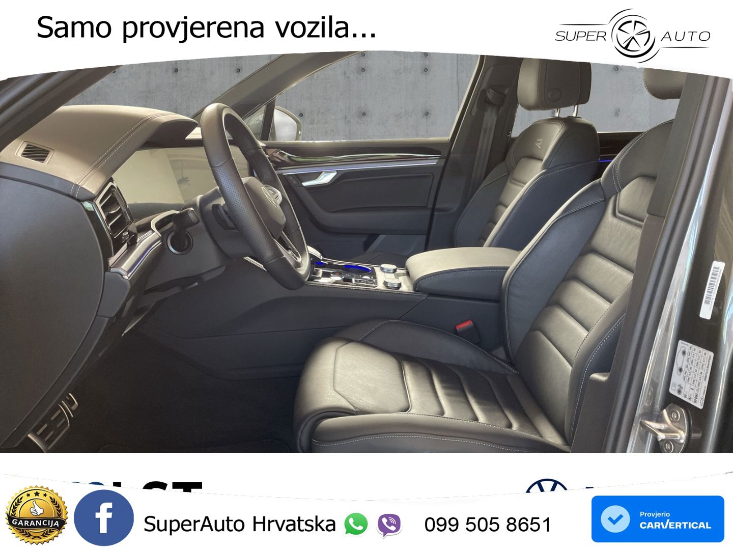 VW Touareg 3.0 TDI V6 4M Aut. R line 231 KS, ZRAČNI+MATRIX+ACC+4xGR SJED+KAM+PDC
