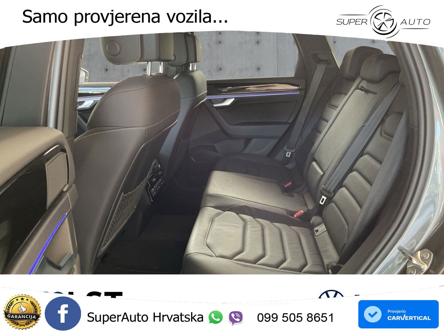 VW Touareg 3.0 TDI V6 4M Aut. R line 231 KS, ZRAČNI+MATRIX+ACC+4xGR SJED+KAM+PDC
