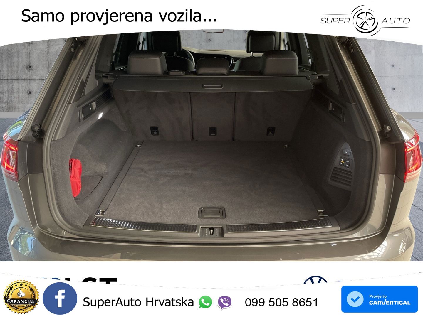VW Touareg 3.0 TDI V6 4M Aut. R line 231 KS, ZRAČNI+MATRIX+ACC+4xGR SJED+KAM+PDC