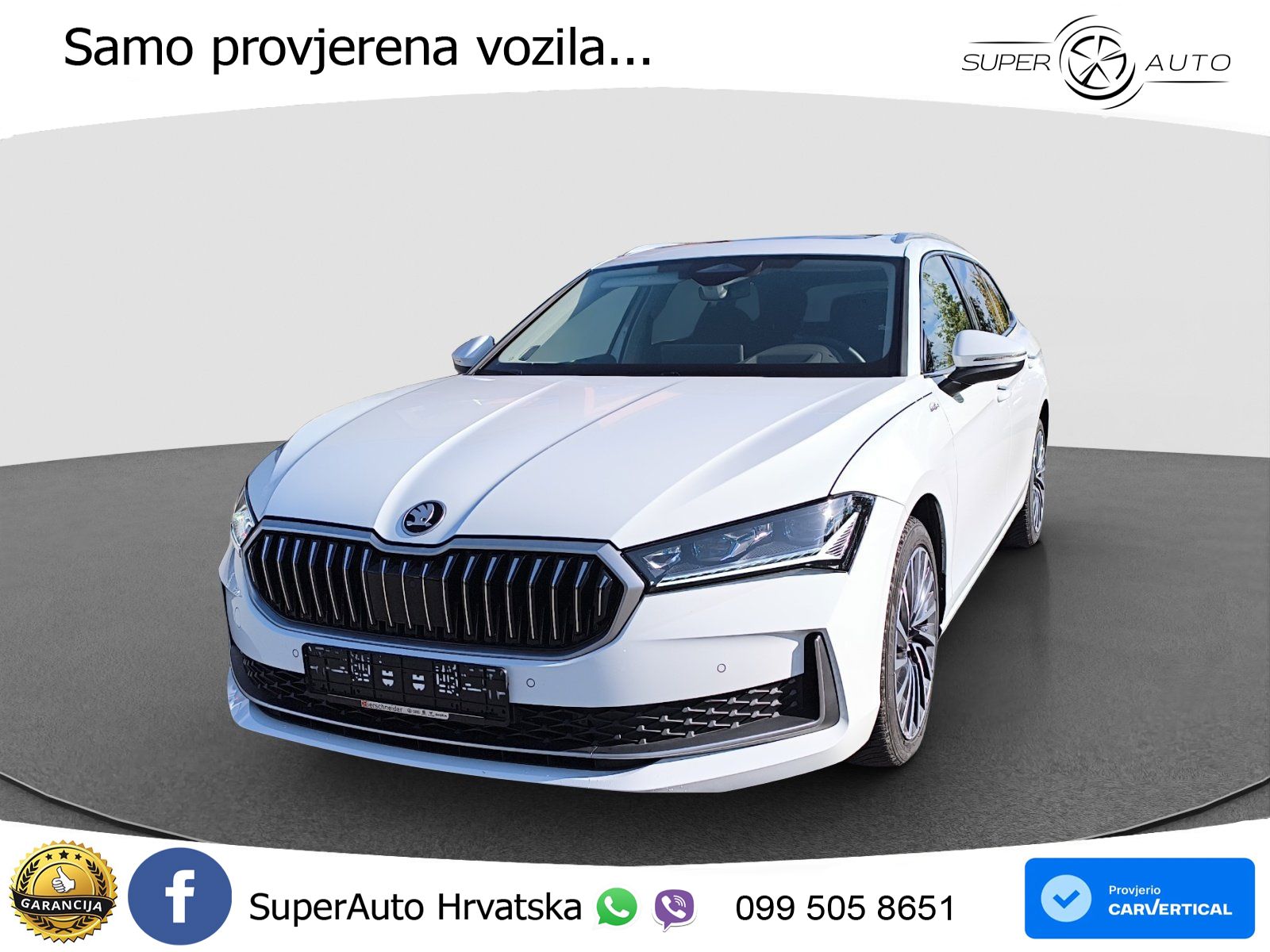 Škoda Superb Combi 2.0 TDI 4x4 L&K 193 KS, MATRIX+ACC+4xGR SJED+MASAŽA+KAM+PDC