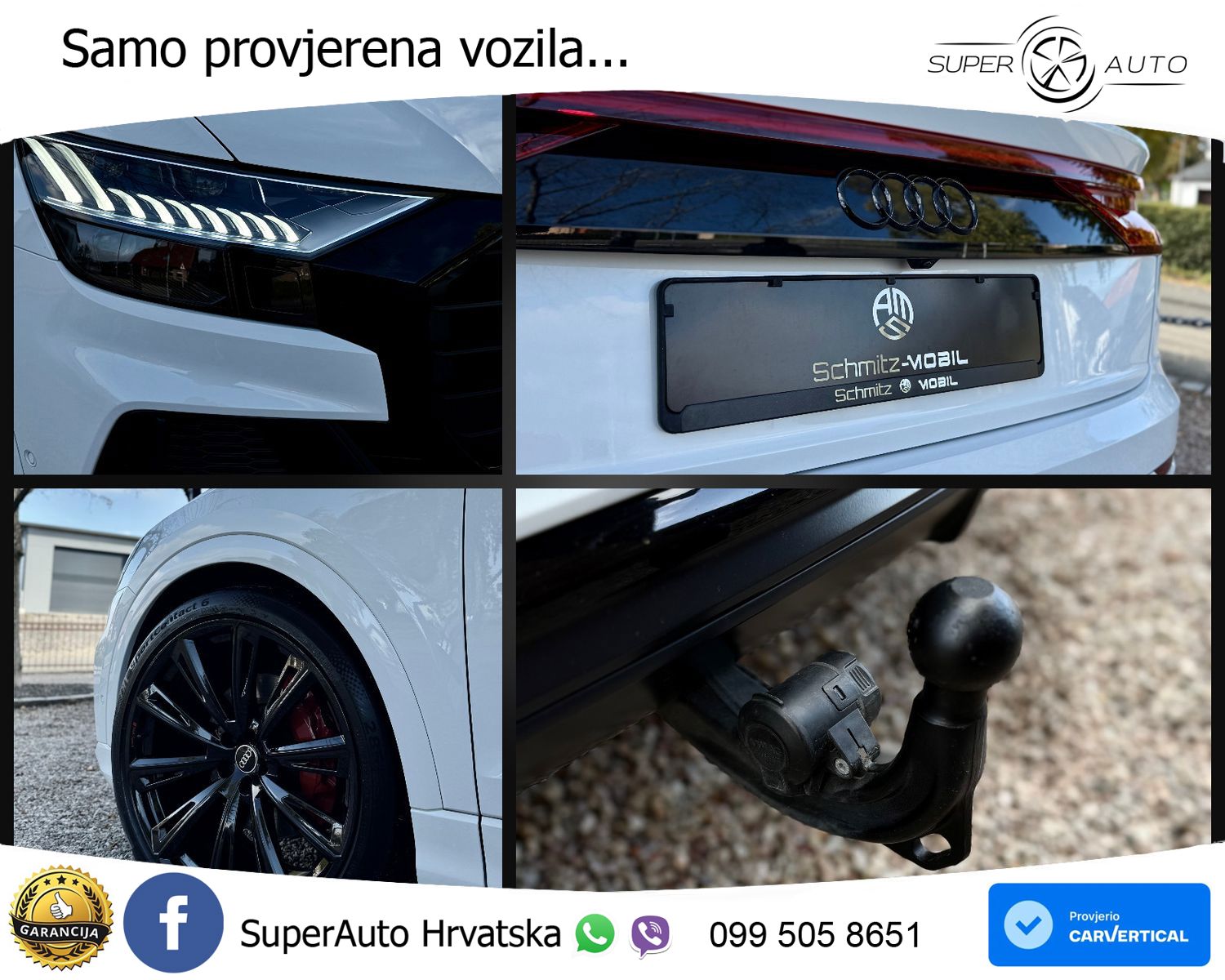 Audi Q8 50 TDI V6 quattro tiptronic S Line 286 KS, ZRAČNI+ACC+GR SJED+360+PDC