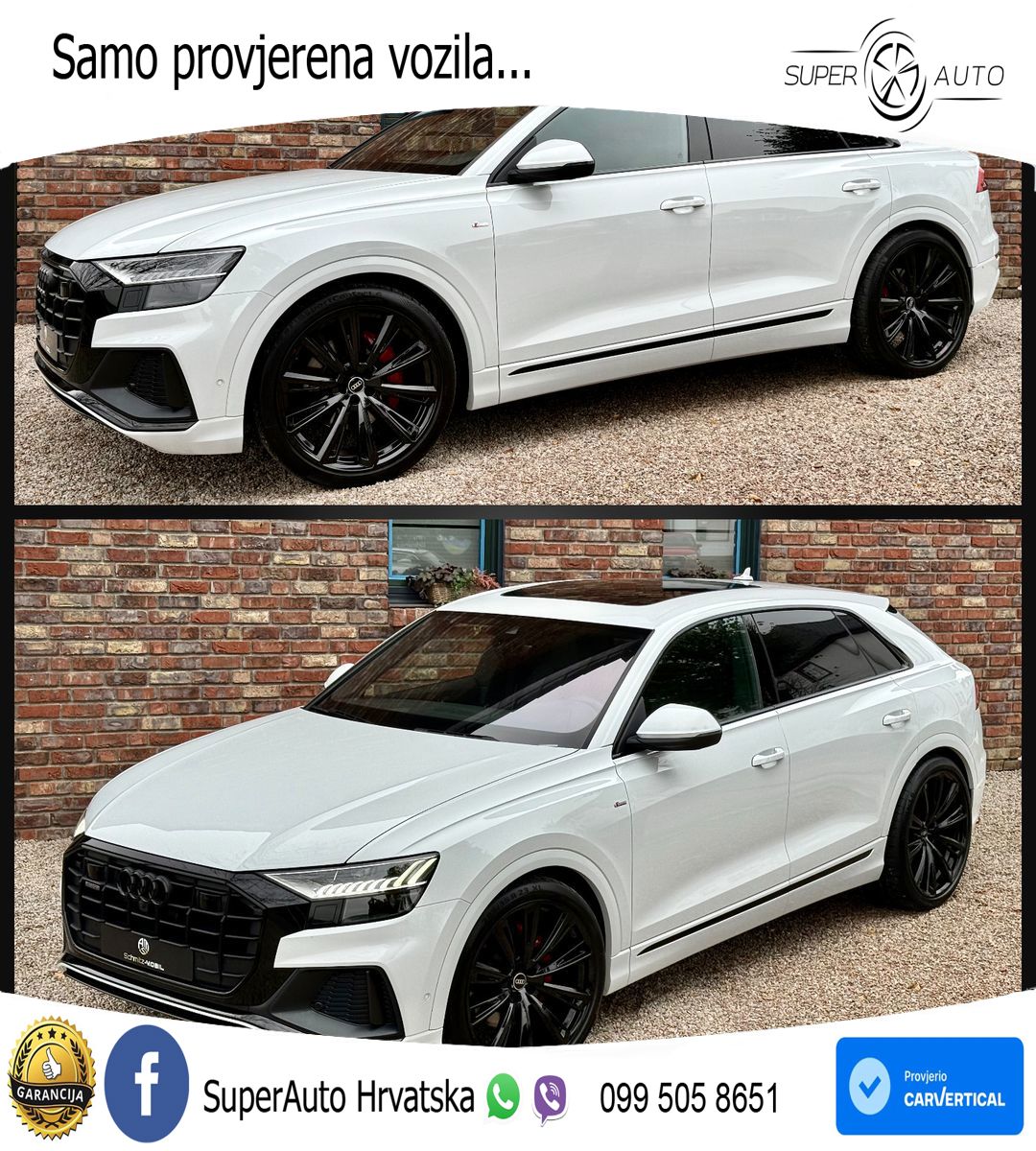 Audi Q8 50 TDI V6 quattro tiptronic S Line 286 KS, ZRAČNI+ACC+GR SJED+360+PDC