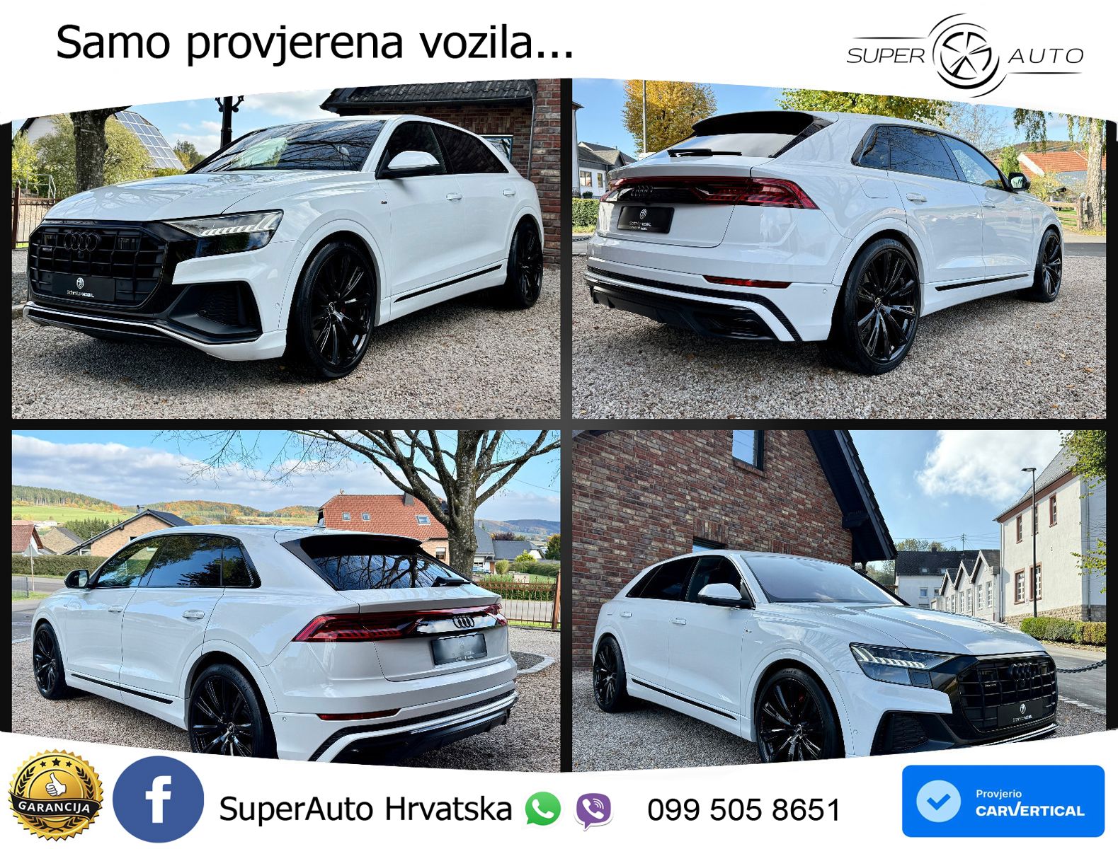 Audi Q8 50 TDI V6 quattro tiptronic S Line 286 KS, ZRAČNI+ACC+GR SJED+360+PDC