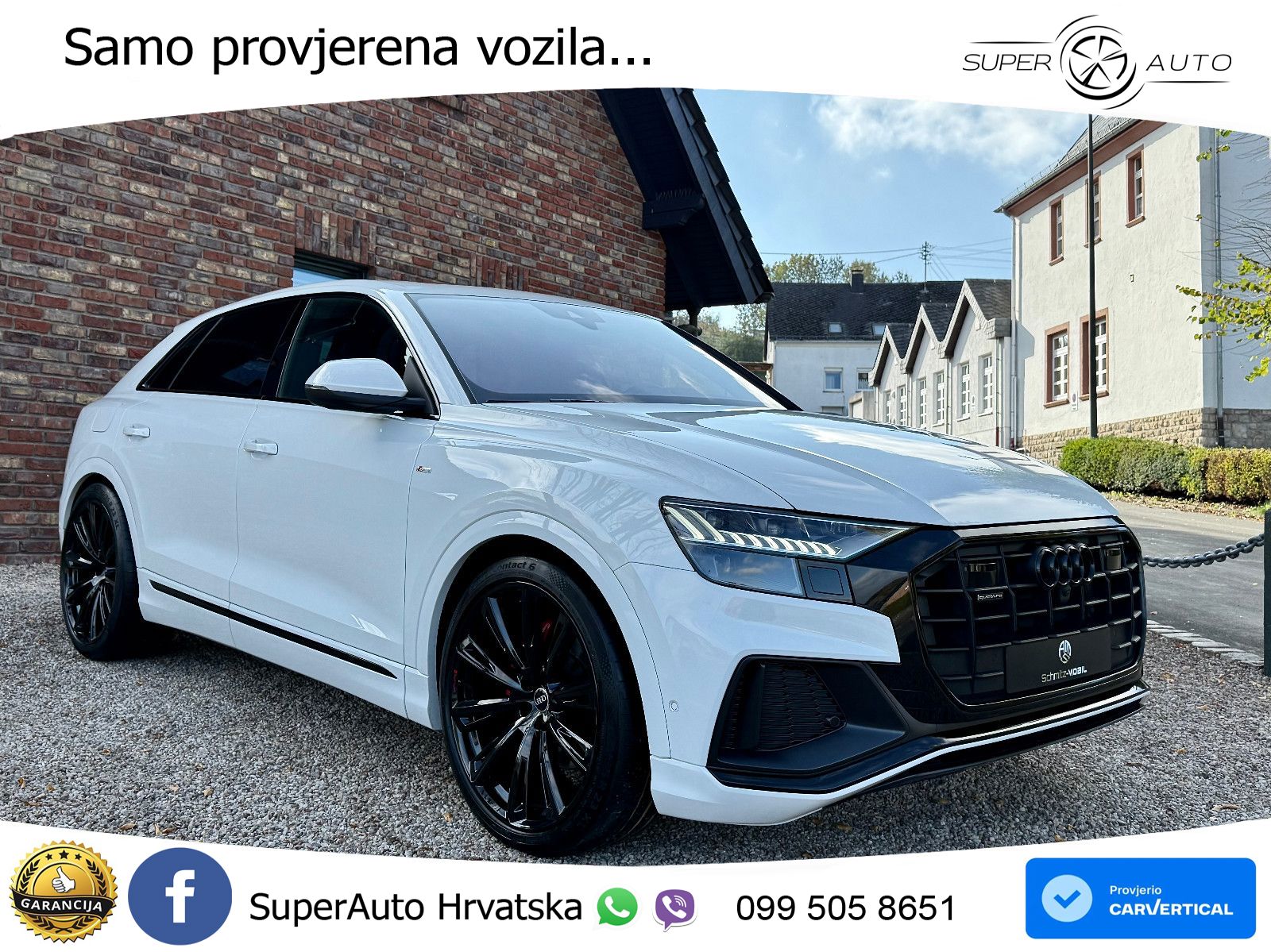 Audi Q8 50 TDI V6 quattro tiptronic S Line 286 KS, ZRAČNI+ACC+GR SJED+360+PDC
