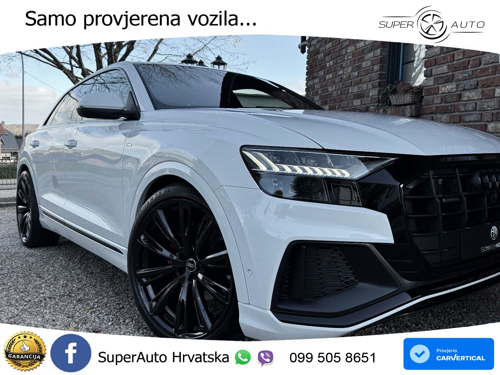 Audi Q8 50 TDI V6 quattro tiptronic S Line 286 KS, ZRAČNI+ACC+GR SJED+360+PDC