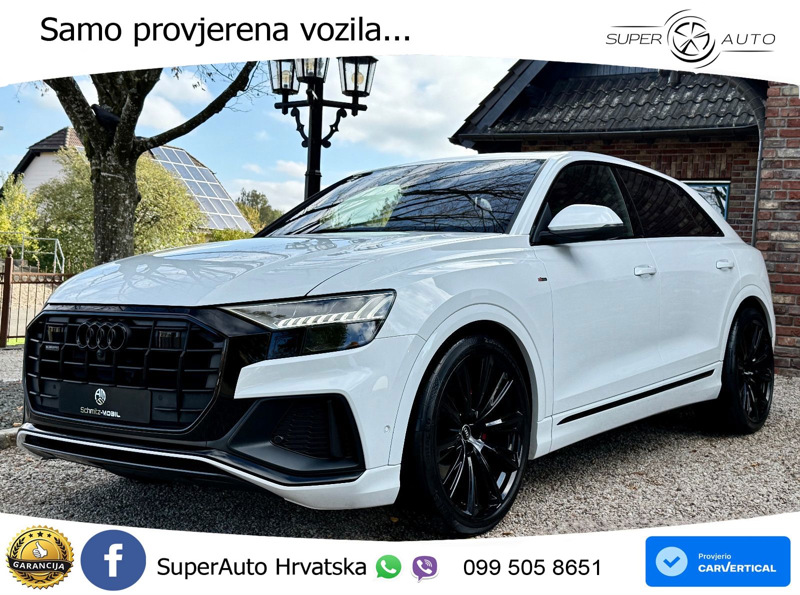Audi Q8 50 TDI V6 quattro tiptronic S Line 286 KS, ZRAČNI+ACC+GR SJED+360+PDC