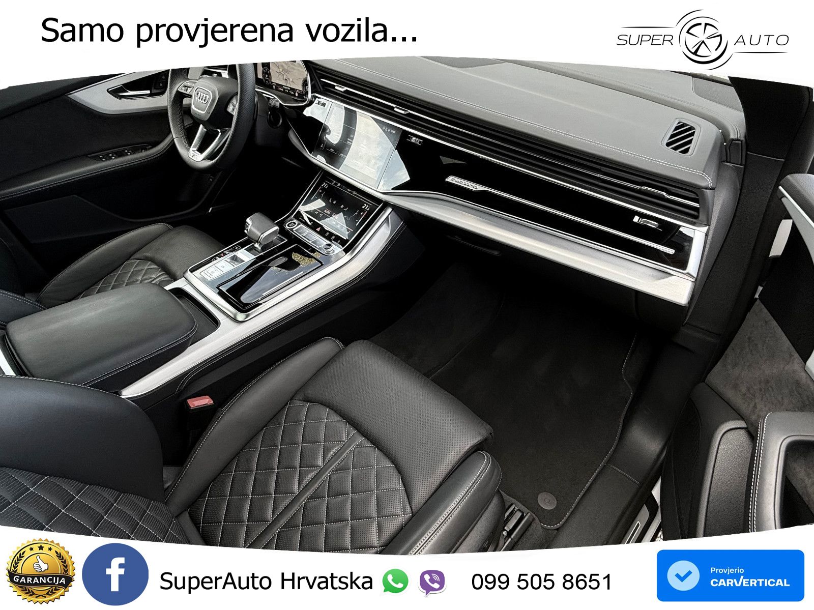 Audi Q8 50 TDI V6 quattro tiptronic S Line 286 KS, ZRAČNI+ACC+GR SJED+360+PDC