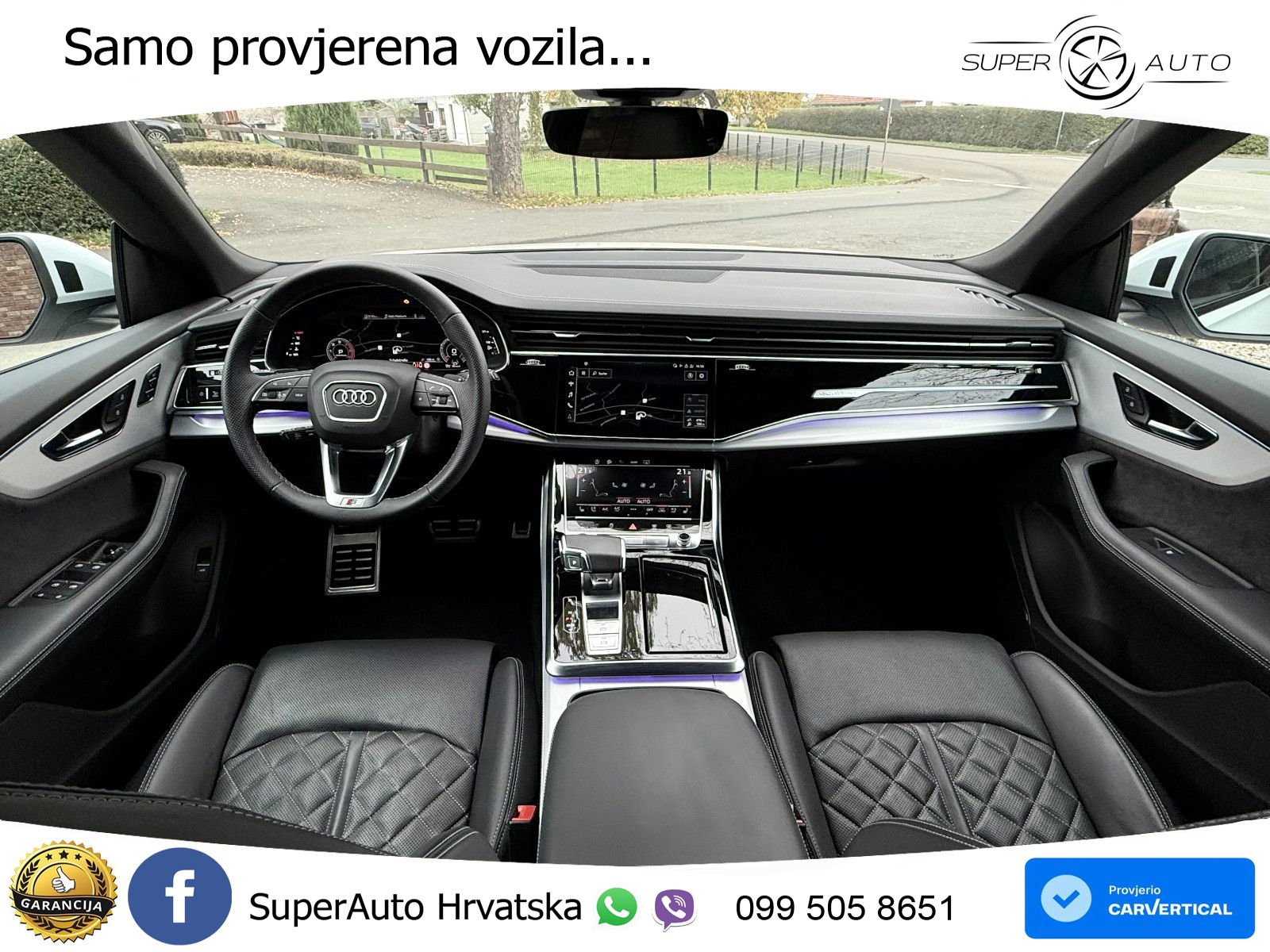 Audi Q8 50 TDI V6 quattro tiptronic S Line 286 KS, ZRAČNI+ACC+GR SJED+360+PDC