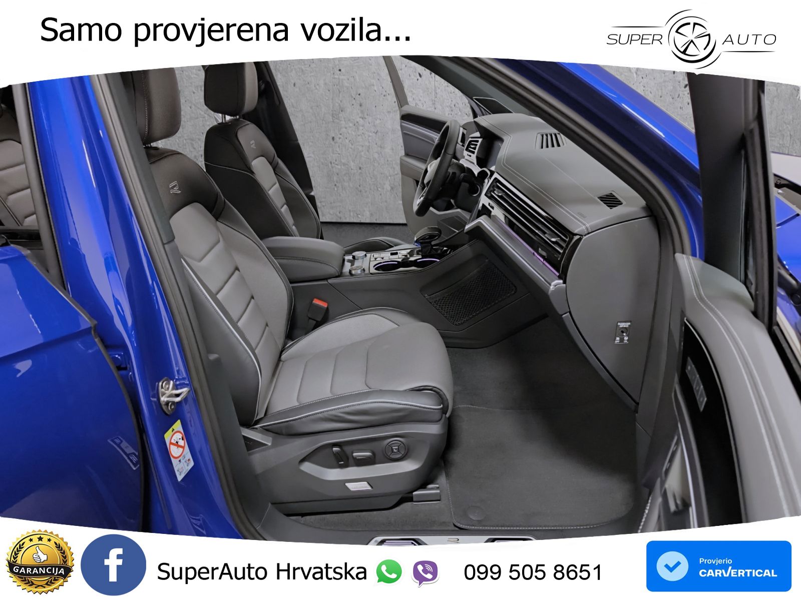VW Touareg 3.0 TDI 4M Aut. R-Line 286 KS, PANO+ZRAČ+360+GR SJED+HEAD+ACC+KEY