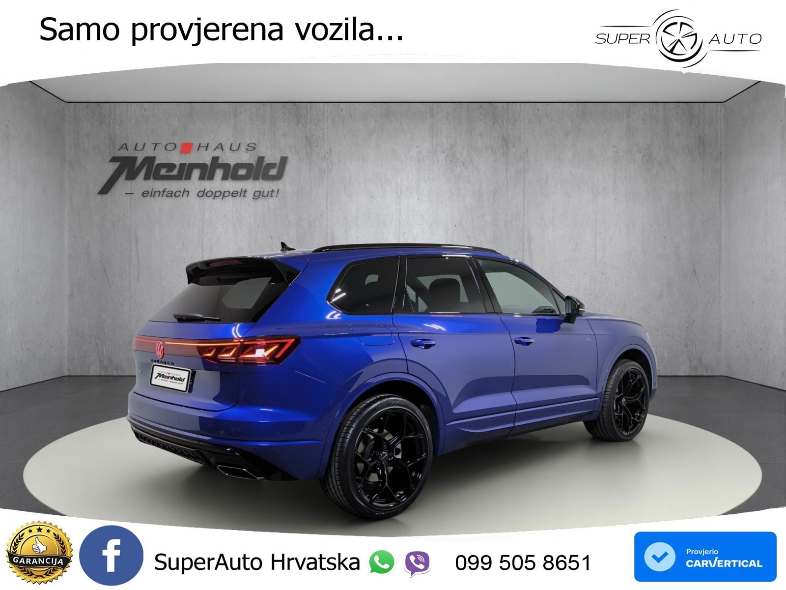 VW Touareg 3.0 TDI 4M Aut. R-Line 286 KS, PANO+ZRAČ+360+GR SJED+HEAD+ACC+KEY