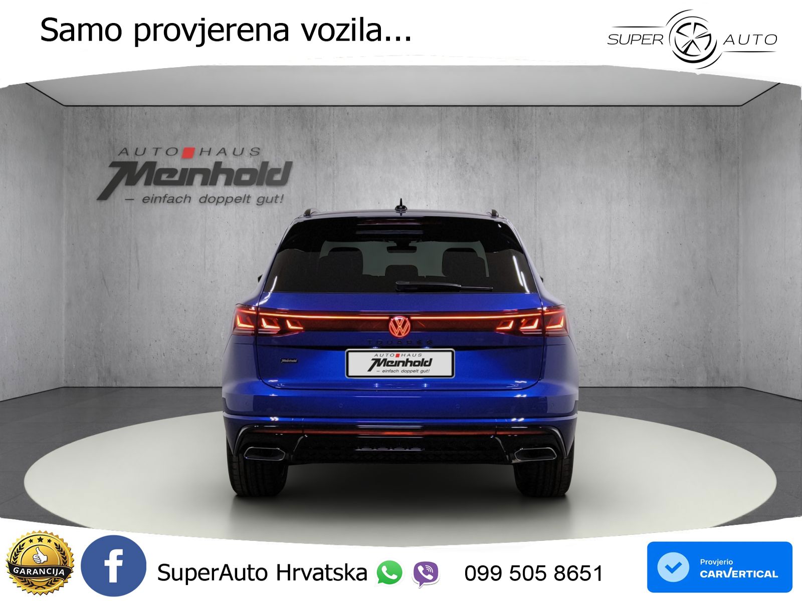 VW Touareg 3.0 TDI 4M Aut. R-Line 286 KS, PANO+ZRAČ+360+GR SJED+HEAD+ACC+KEY