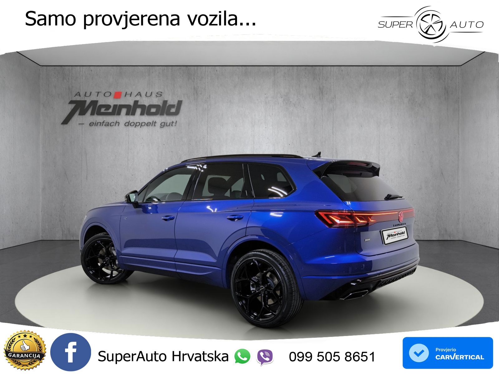 VW Touareg 3.0 TDI 4M Aut. R-Line 286 KS, PANO+ZRAČ+360+GR SJED+HEAD+ACC+KEY