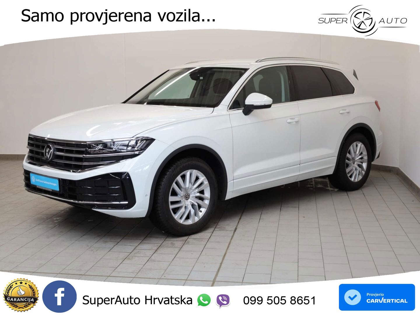 VW Touareg 3.0 TDI V6 4M Aut. Elegance 231 KS, ZRAČNI+MATRIX+ACC+GR SJED+KAM+PDC