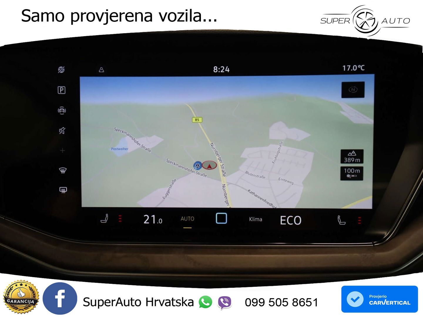 VW Touareg 3.0 TDI V6 4M Aut. Elegance 231 KS, ZRAČNI+MATRIX+ACC+GR SJED+KAM+PDC