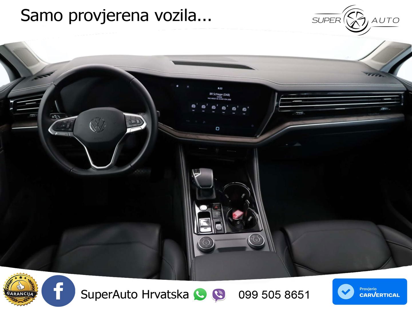 VW Touareg 3.0 TDI V6 4M Aut. Elegance 231 KS, ZRAČNI+MATRIX+ACC+GR SJED+KAM+PDC