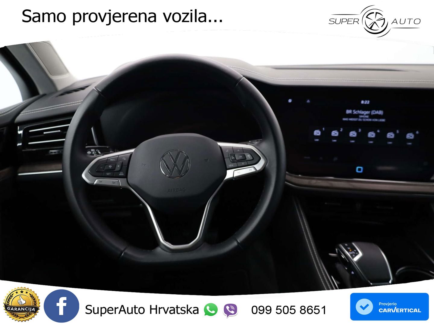 VW Touareg 3.0 TDI V6 4M Aut. Elegance 231 KS, ZRAČNI+MATRIX+ACC+GR SJED+KAM+PDC