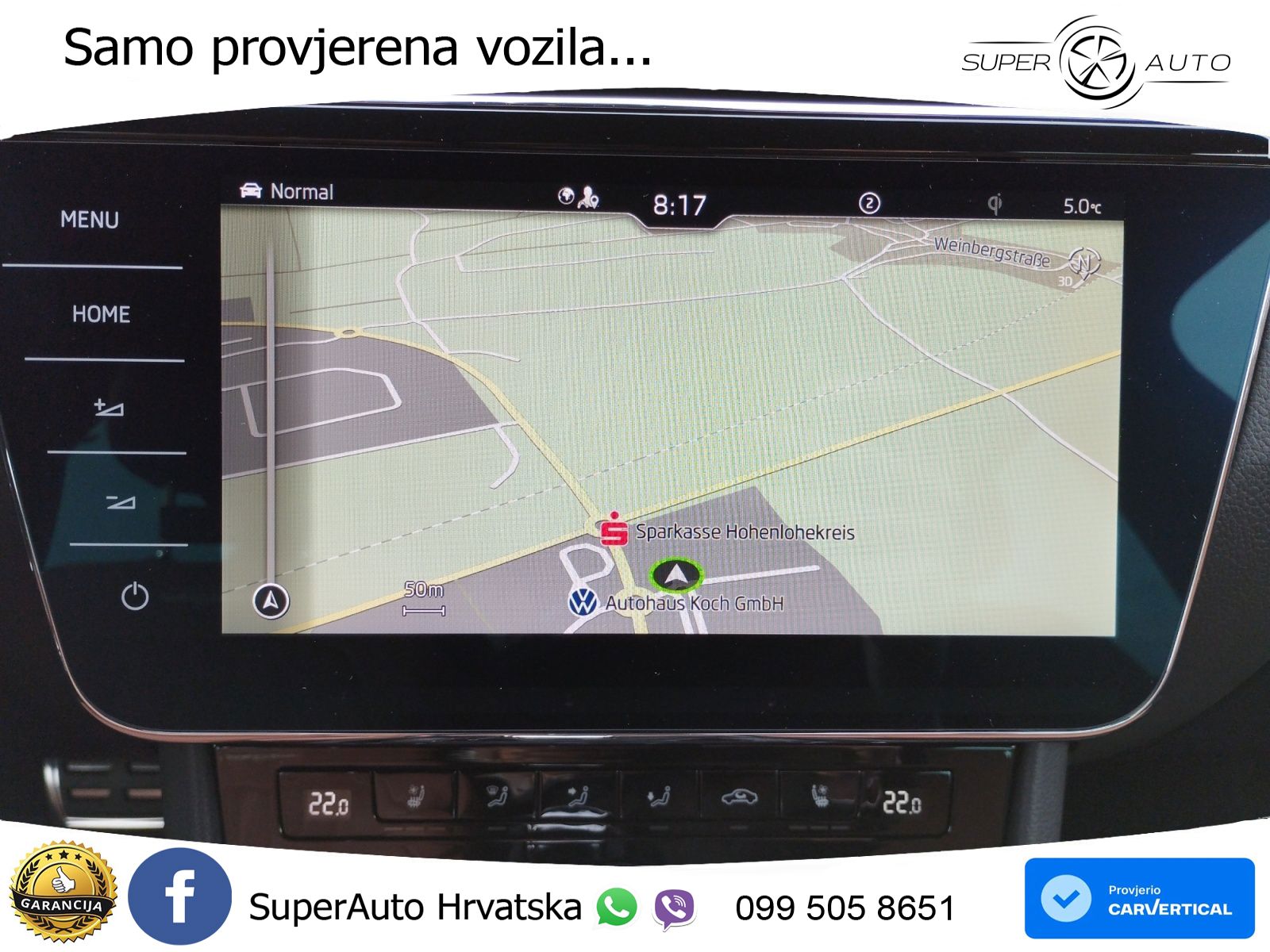Škoda Superb Combi 2.0 TDI 4x4 L&K 193 KS, LED+ACC+4xGR SJED+360+PANO+PDC