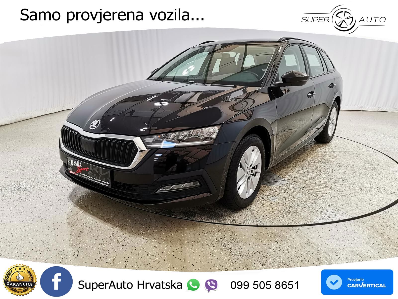 Škoda Octavia Combi 2.0 TDI DSG Ambition 150 KS, LED+GR SJED+VIRT+ASIST