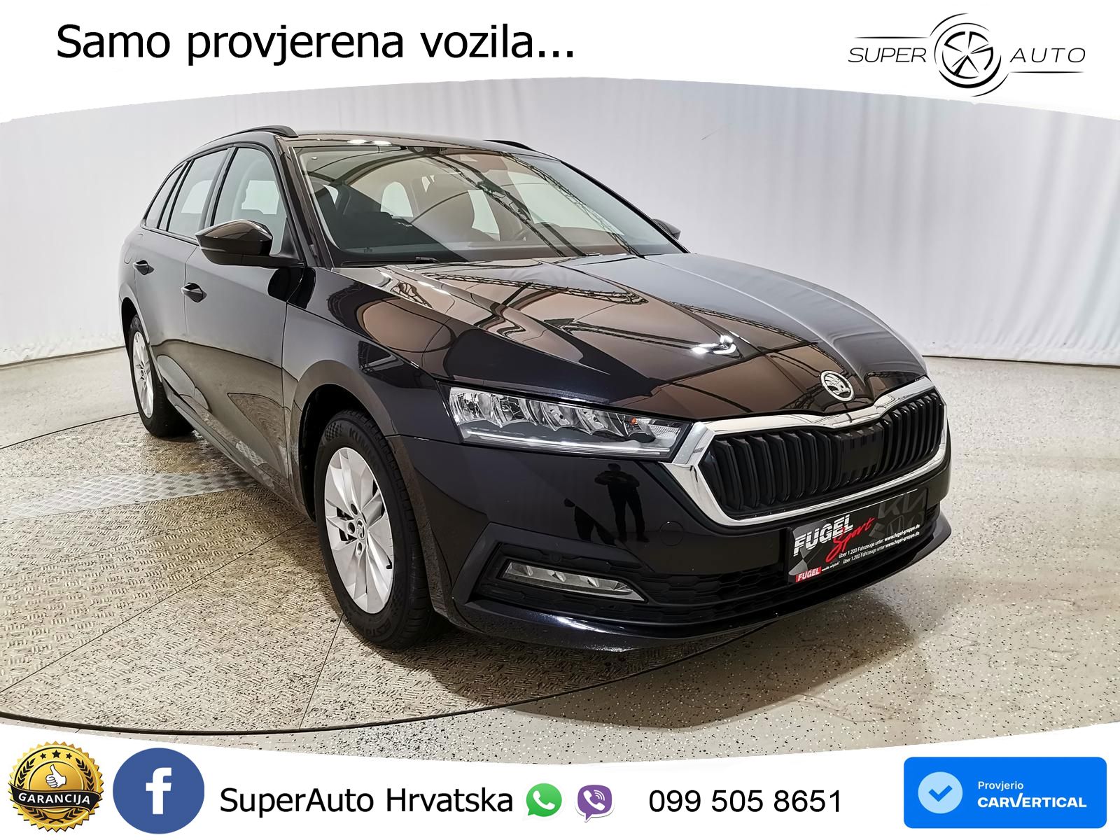 Škoda Octavia Combi 2.0 TDI DSG Ambition 150 KS, LED+GR SJED+VIRT+ASIST