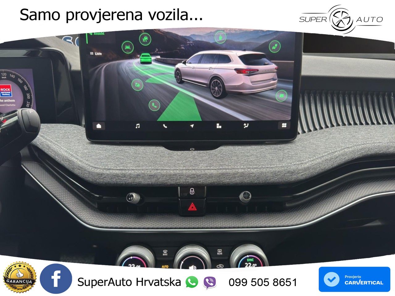 Škoda Superb Combi 2.0 TDI 4x4 Selection 193 KS, MATRIX+ACC+GR SJED+MASAŽA+KAM
